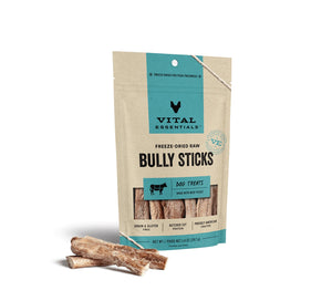 Bully Sticks Dog Treats by Vital Essentials -Freeze Dried