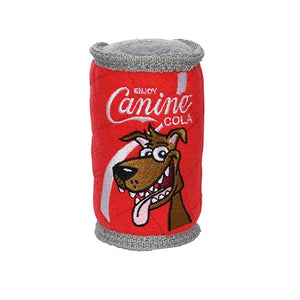 Tuffy Canine Cola Durable Squeaky Dog Toy