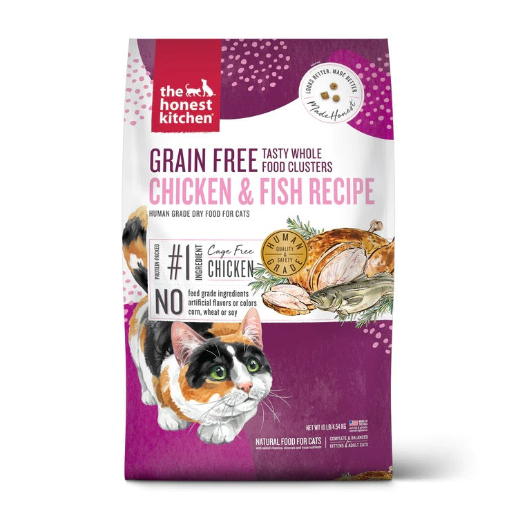 Chicken & Whitefish Cat Food Clusters -Grain Free