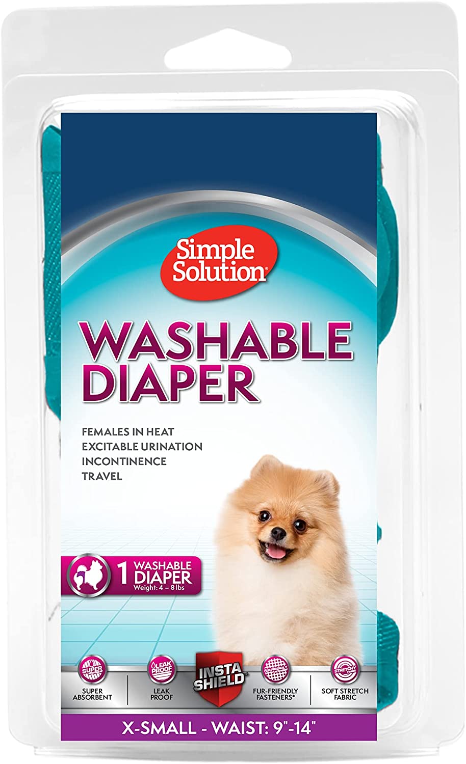 Dog Diapers, Washable & Reusable (Female)