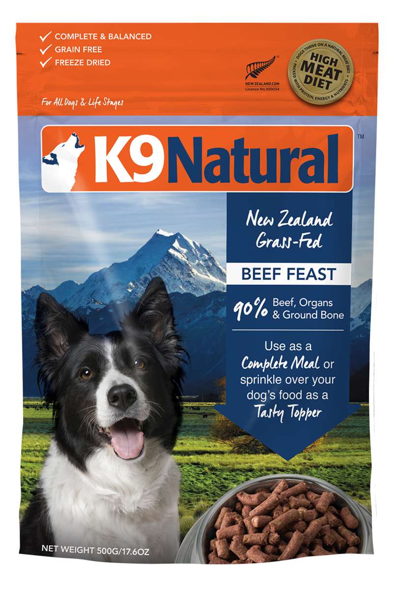K9 Natural Freeze Dried Beef Dog Food