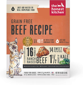 Dehydrated Grain Free Beef Dog Food by The Honest Kitchen