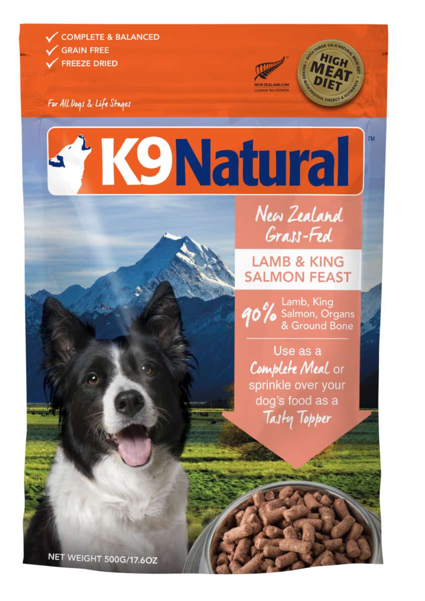 K9 Naturals Freeze Dried Lamb & King Salmon Dog Food