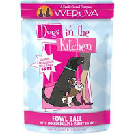 Dogs In The Kitchen Fowl Ball Grain-Free Dog Food 2.8oz pouch