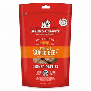 Freeze Dried Super Beef Patties Dog Food by Stella & Chewy's