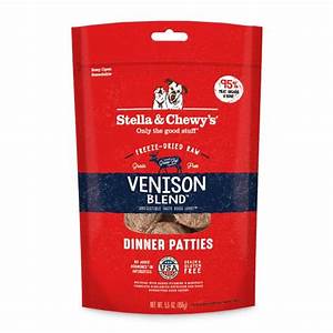 Freeze Dried Venison Blend Patties Dog Food by Stella & Chewy's