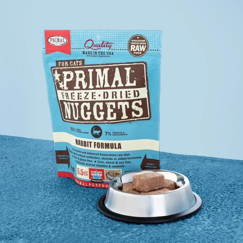 Freeze Dried Rabbit Cat Food by Primal