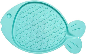 Loving Pets Bella Spill -Proof Fish-Shaped Mat for Cats