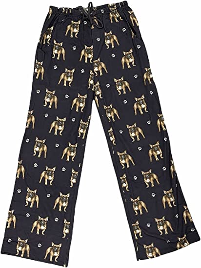 French Bulldog Pajama Pants Unisex  (Fabric Colors Vary)