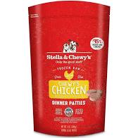 Frozen Raw Chicken Patties Stella & Chewy's  (No Shipping)