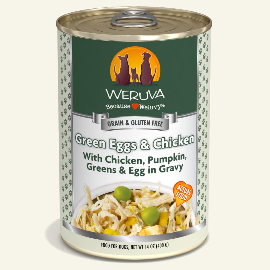 Green Eggs & Chicken Canned Wet Dog Food by Weruva