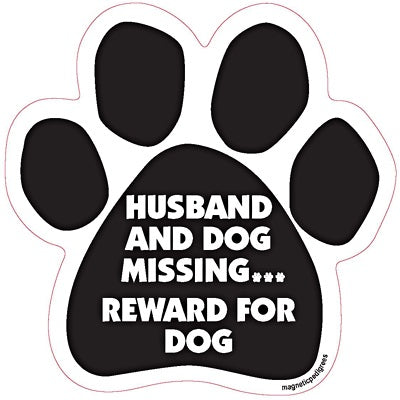 Husband And Dog Missing. Reward For Dog - Paw Magnet
