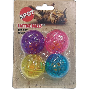 Lattice Plastic Balls with Bells - 4 pk by Ethical