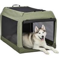Pet Crate - Green Canine Camper Tent