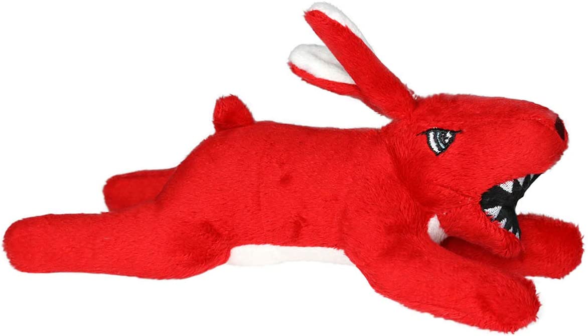 Mighty Angry Animal Red Rabbit Junior Dog Toy