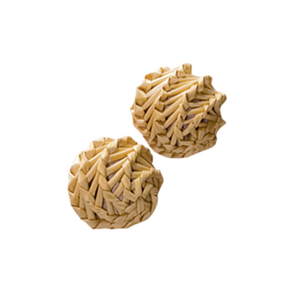 Straw Ball Cat Toy, 2-pack