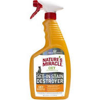 Oxy Formula Dual Action Pet Stain & Odor Remover By Nature's Miracle