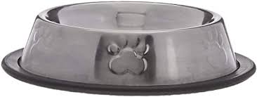 Paws N' Claws, Small Metal Non-Skid Bowl