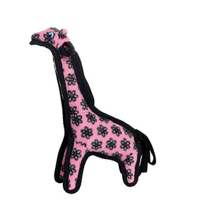 Pink Giraffe Tuffy Dog Toy