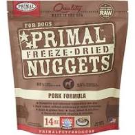 Freeze Dried Pork Dog Food by Primal