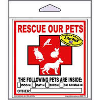 Rescue our Pets Decal
