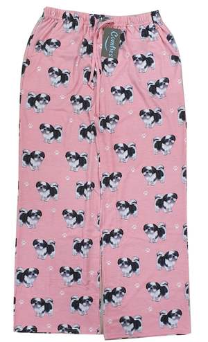 Shih Tzu Pajama Bottoms - Unisex  (Fabric Colors Vary)