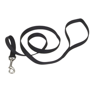 Coastal Single-Ply Dog Leash, Black
