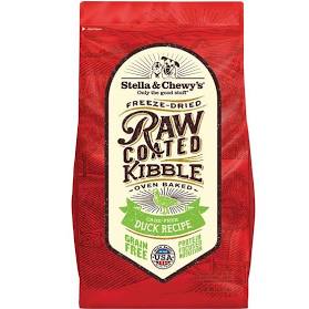 Raw Coated Duck Kibble Dog Food by Stella and Chewy