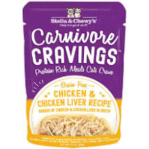 Carnivore Cravings Chicken & Chicken Liver Recipe Wet Cat Food by Stella & Chewy's