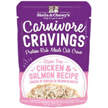 Carnivore Cravings Chicken & Salmon Recipe Wet Cat Food by Stella & Chewy's