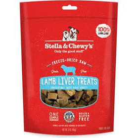 Freeze-Dried Lamb Liver Dog Treats by Stella & Chewy's