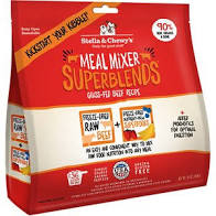 Freeze Dried Grass Fed Beef Meal Mixer Super Blends Dog Food by Stella & Chewy's