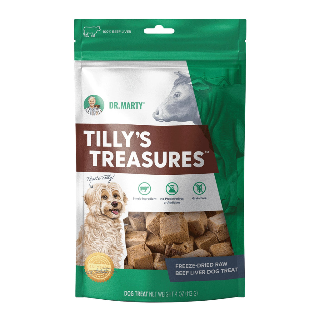 Tilly’s Treasures Beef Liver Dog Treats by Dr. Marty
