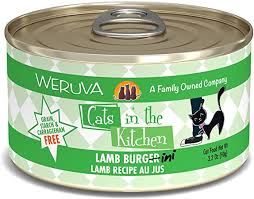Lamb Burger-ini Canned Wet Cat Food -Cats In The Kitchen by Weruva