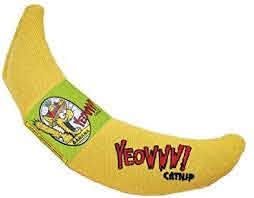 Catnip Toy for Cats - Yellow Banana