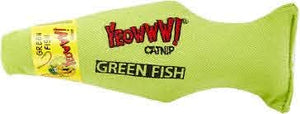 Yeowww!! Green Fish Catnip Toy
