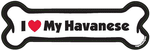 I love my Havanese Bone Magnet