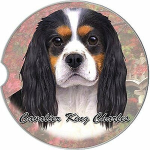 Cavalier King Charles (Tri-Color) Car Coaster