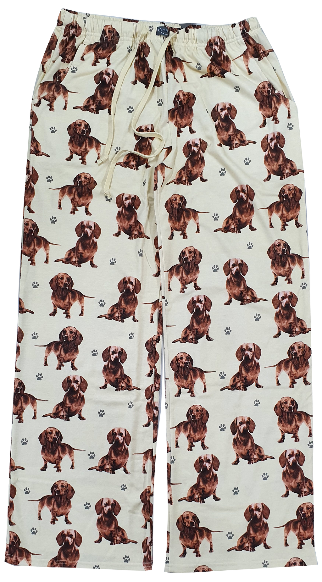 Dachshund Pajama Bottoms - Unisex  (Fabric Colors Vary)