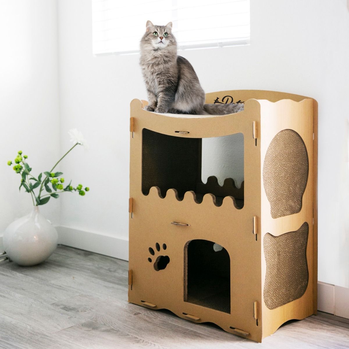 Feline Penthouse Cat House