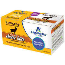 Raw Cow or Goat Cheese for Dogs & Cats - Frozen