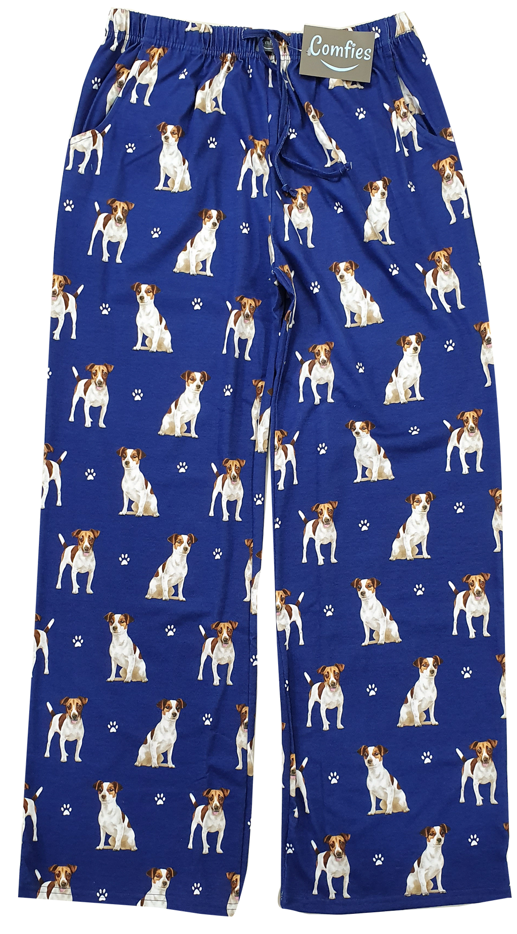 Jack Russell Pajama Bottoms - Unisex  (Fabric Colors Vary)