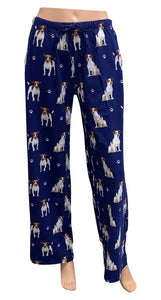 Jack Russell Pajama Bottoms - Unisex  (Fabric Colors Vary)