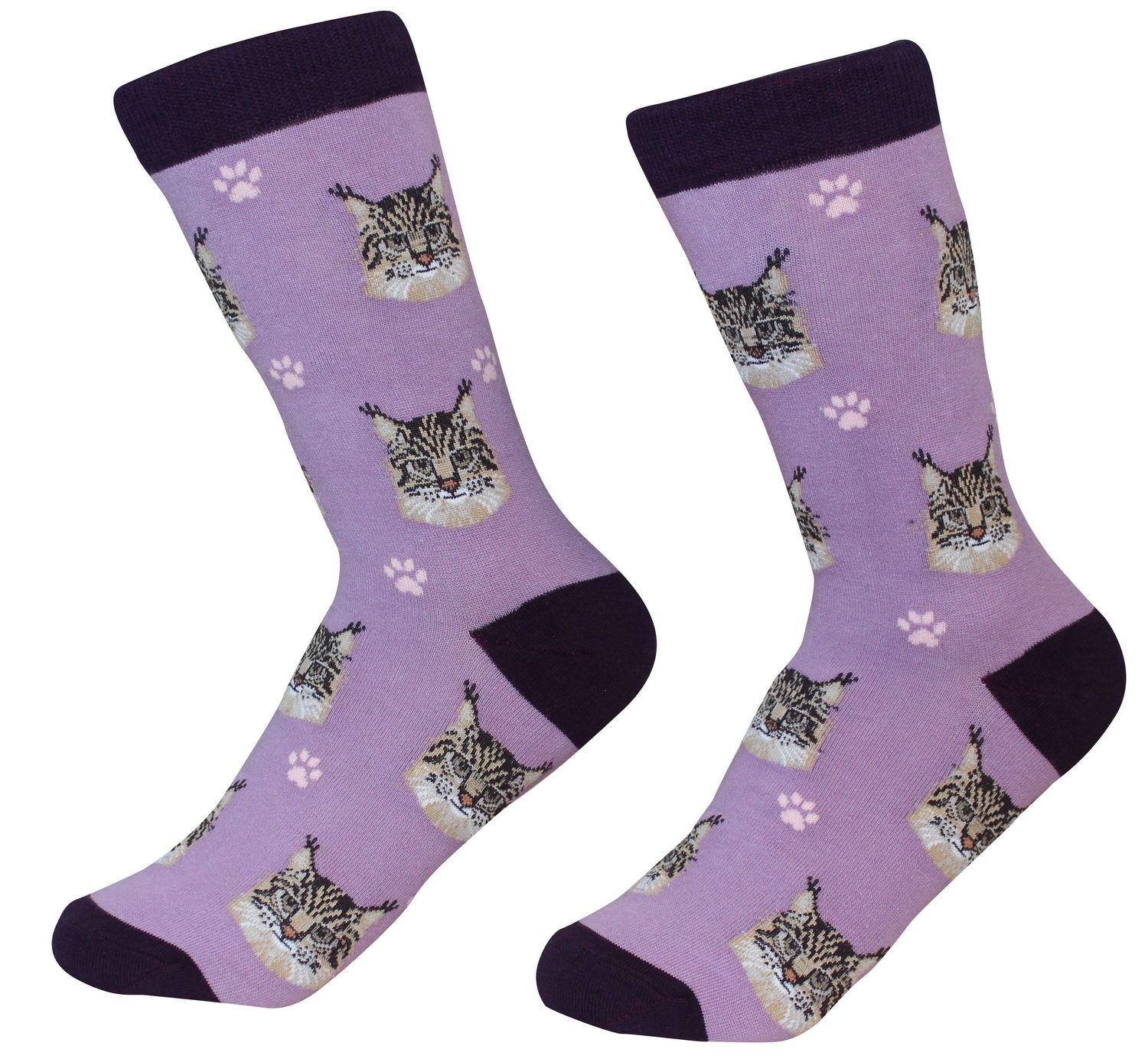Cat (Maine Coon) Socks - unisex