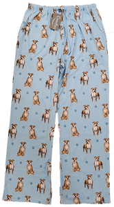 Pit Bull Pajama Bottoms - Unisex  (Fabric Colors Vary)