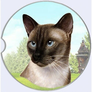 Siamese Cat Car Coaster