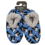 Border Collie Slippers - Comfies  (Fabric Colors Vary)