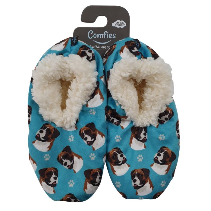 Boxer Slippers - Comfies  (Fabric Colors Vary)