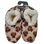 Dachshund (Red) Slippers - Comfies  (Fabric Colors Vary)