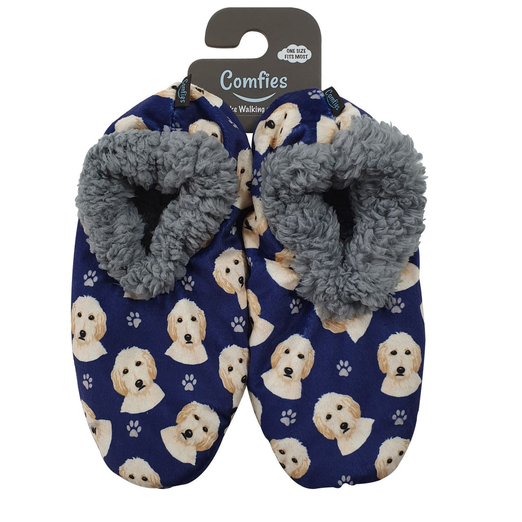 Goldendoodle Slippers - Comfies  (Fabric Colors Vary)